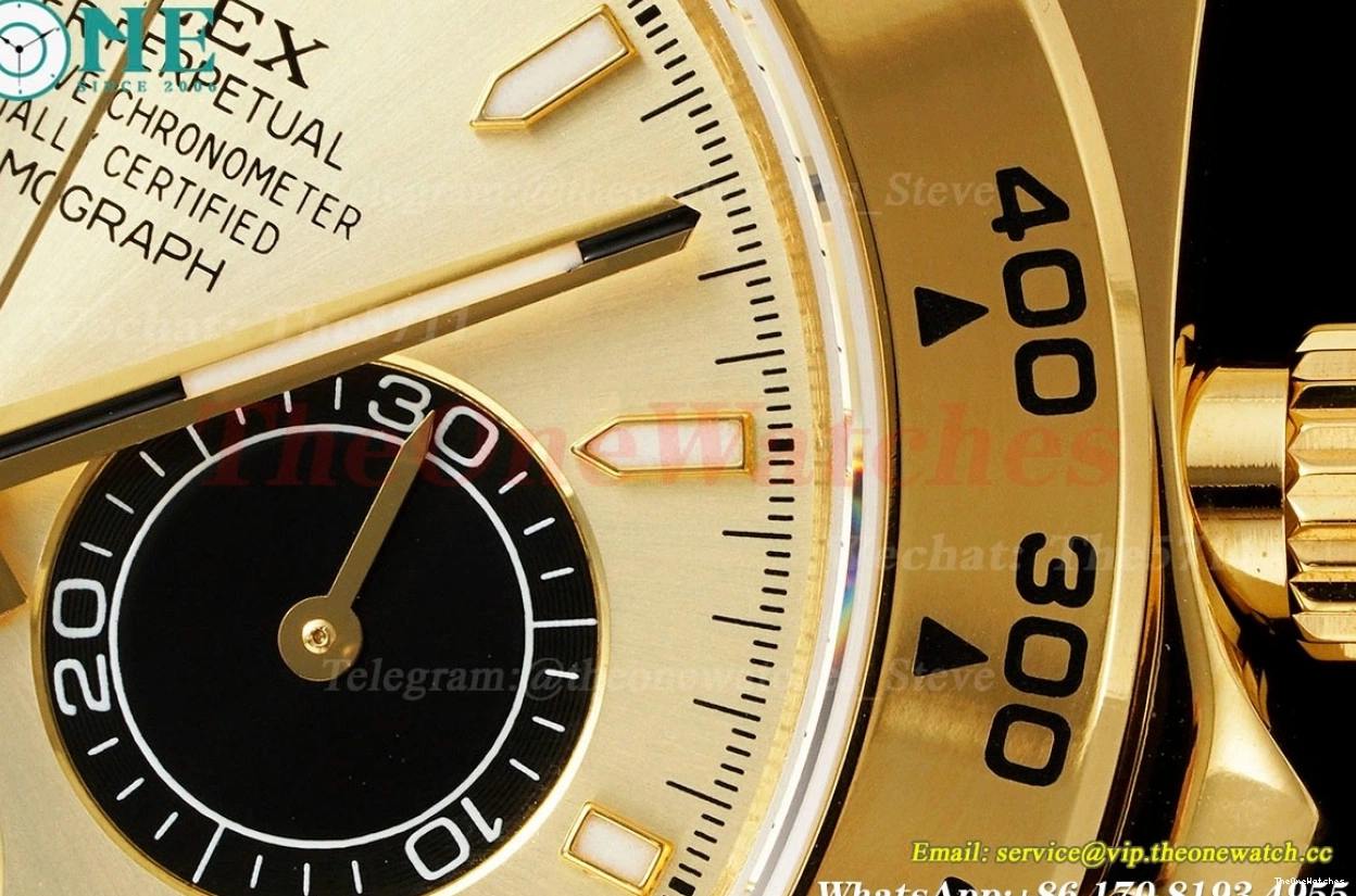 YG SH4131(Gain Daytona Blk Gold QF Weight) YG 126508 40mm 0207